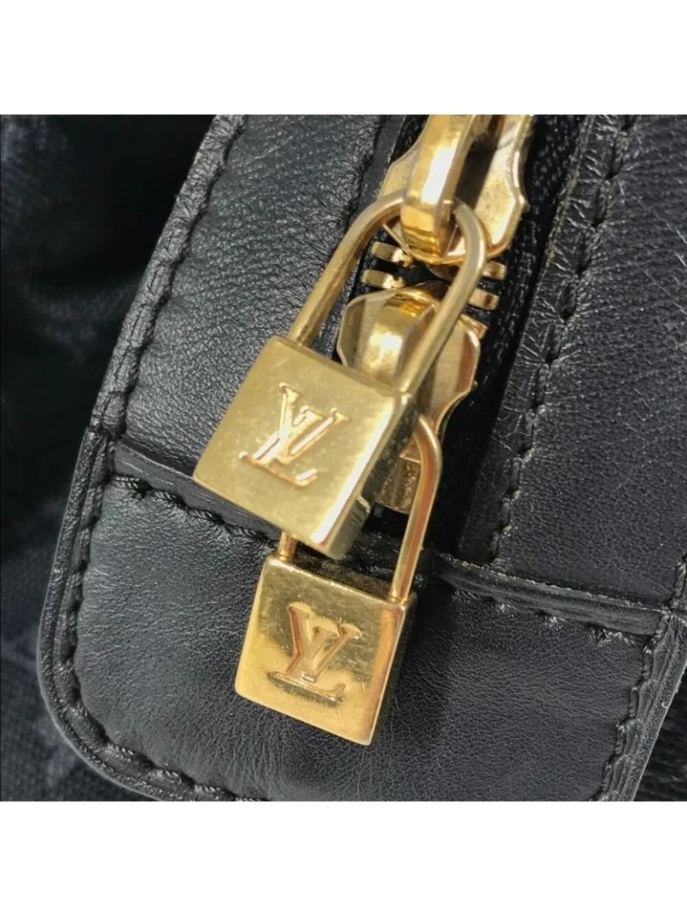 Louis Vuitton Boston Bag e Monogram Mini Canvas Blue - Picture 6 of 9